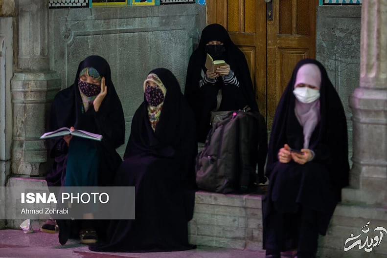 (تصاویر) شب آرزو‌ها در حرم حضرت فاطمه معصومه(س)